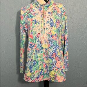 Lilly Pulitzer Skipper Tunic Popover in Mermaids Cove